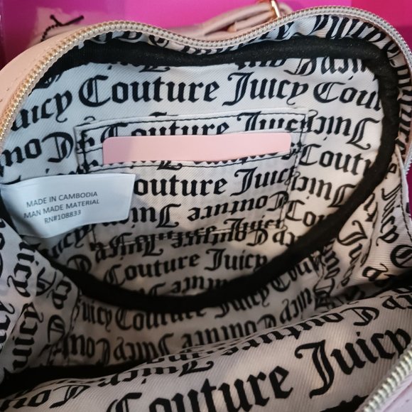 NWT! JUICY COUTURE Heart Shaped Bag - Picture 7 of 13